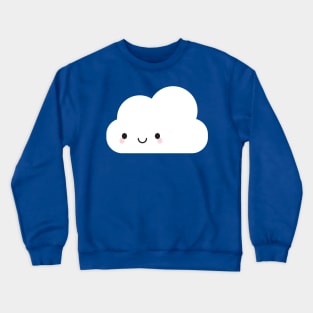 Happy Kawaii Cloud Crewneck Sweatshirt